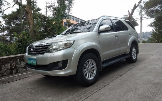 Silver Toyota Fortuner 2013 for sale in San Isidro