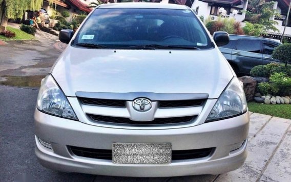 Silver Toyota Innova 2008 for sale in San Juan City