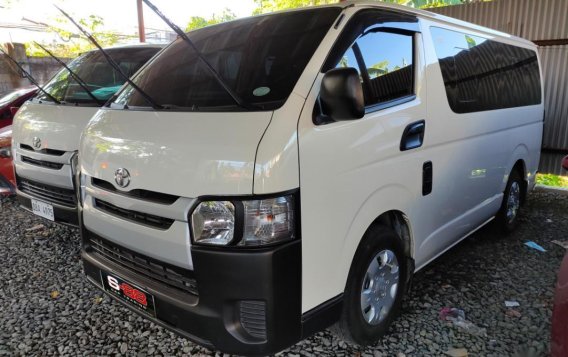 White Toyota Hiace 2020-2