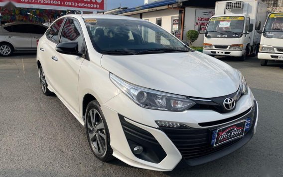 Pearl White Toyota Vios 2019
