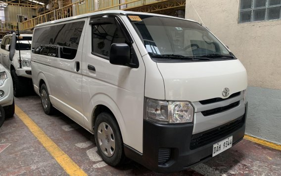 White Toyota Hiace 2018