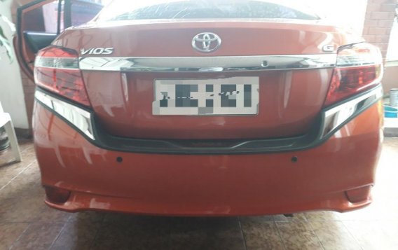 Orange Toyota Vios 2014 for sale in Quezon-1