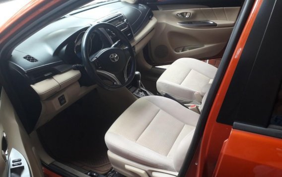 Orange Toyota Vios 2014 for sale in Quezon-6