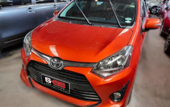 Orange Toyota Wigo 2019 