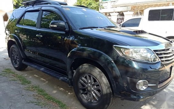 Black Toyota Fortuner 2015 for sale in Apalit-2