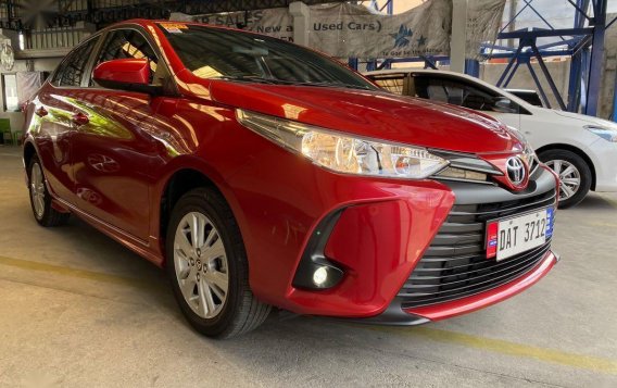 Selling Red Toyota Vios 2021 in San Fernando