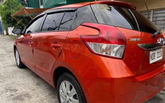 Sell Orange 2016 Toyota Yaris Hatchback at Automatic in  at 24600 in Malabon-9