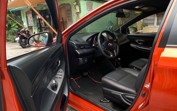 Sell Orange 2016 Toyota Yaris Hatchback at Automatic in  at 24600 in Malabon-5