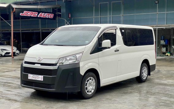 White Toyota Hiace 2021