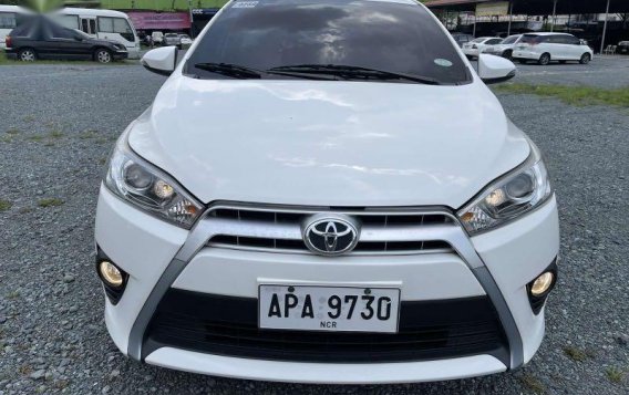 Sell White 2015 Toyota Yaris-1