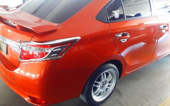 Orange Toyota Vios 2016 for sale in Marikina-3