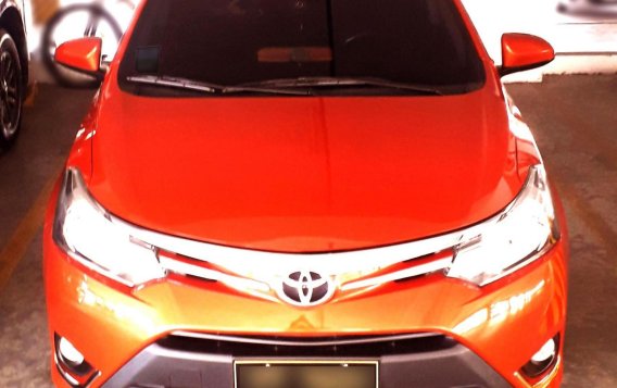 Orange Toyota Vios 2016 for sale in Marikina-3