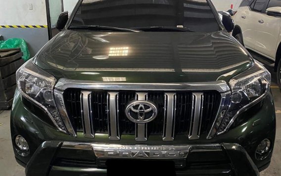 Green Toyota Land Cruiser Prado 2015 for sale in Quezon