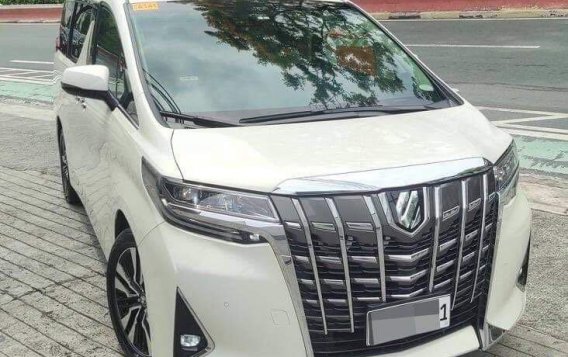 Pearl White Toyota Alphard 2020 for sale in Automatic-1