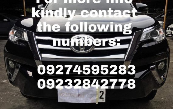 Selling Black Toyota Fortuner 2020 in Pasig