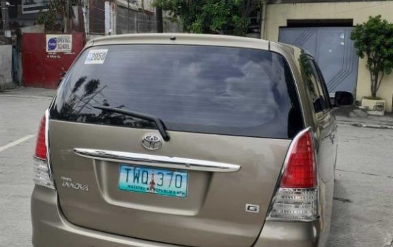 Beige Toyota Innova 2012 for sale in Manila-9