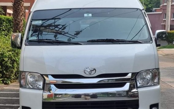 White Toyota Hiace Super Grandia 2018 for sale in Parañaque