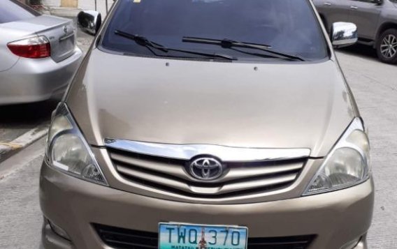 Beige Toyota Innova 2012 for sale in Manila