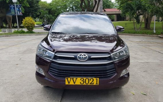 Red Toyota Innova 2017 for sale in Balete