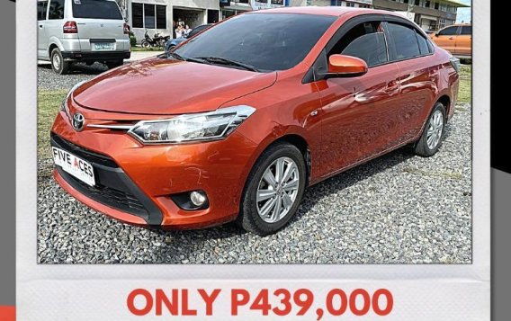 Selling Orange Toyota Vios 2016 in Mandaue