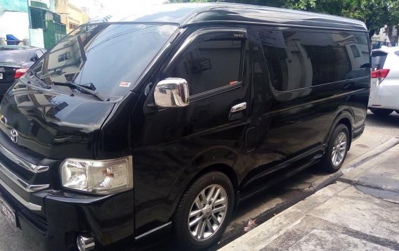 Black Toyota Hiace 2016 for sale in Quezon