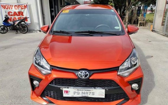 Selling Orange Toyota Wigo 2021 in Manila-2