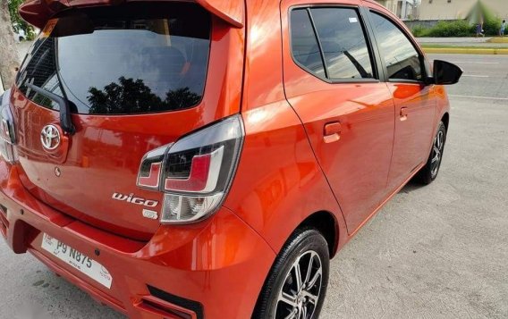 Selling Orange Toyota Wigo 2021 in Manila-5
