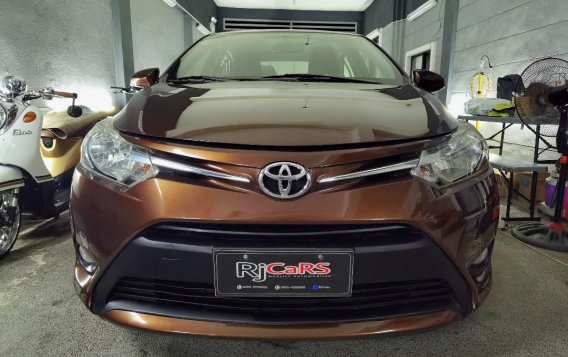 Golden Toyota Vios 2016 for sale in Manila