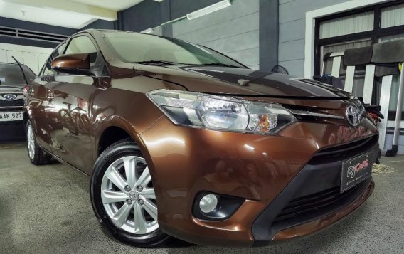 Golden Toyota Vios 2016 for sale in Manila-1