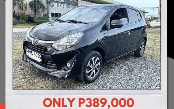 Black Toyota Wigo 2017 for sale in Mandaue