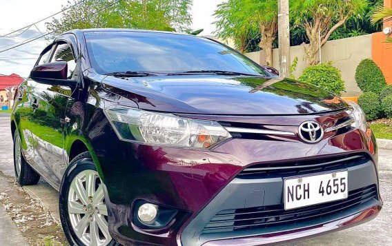 Red Toyota Vios 2016 for sale in Angeles-1