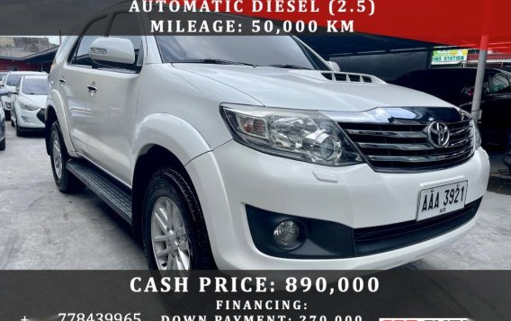 White Toyota Fortuner 2014 for sale in Las Piñas