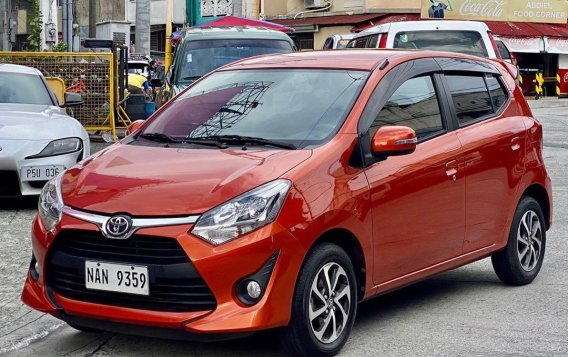 Orange Toyota Wigo 2020 for sale in Manual-1