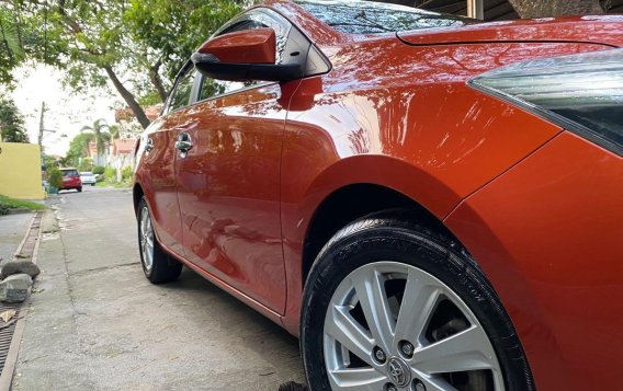 Orange Toyota Vios 2014 for sale in Quezon-4