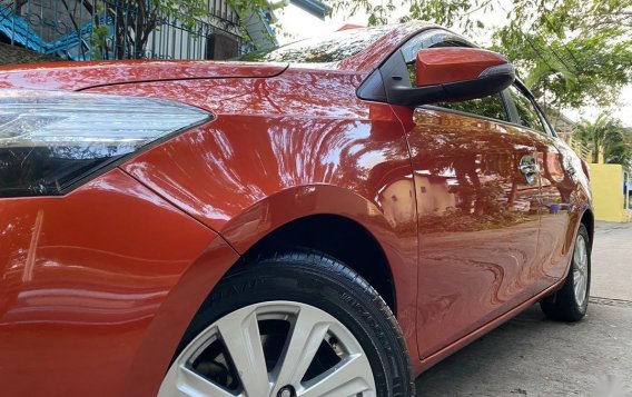 Orange Toyota Vios 2014 for sale in Quezon-1
