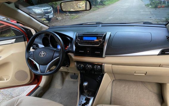 Orange Toyota Vios 2014 for sale in Quezon-5