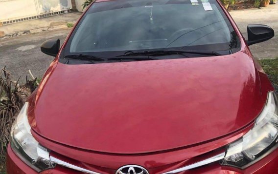 Red Toyota Vios 2016 for sale in Manual-4