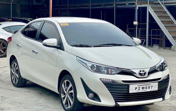 Pearl White Toyota Vios 2019 for sale in Makati