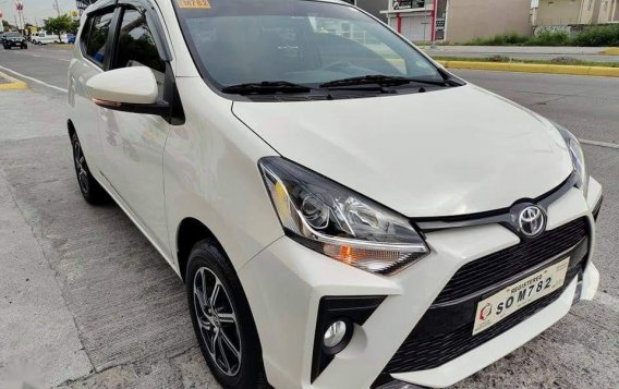 Pearl White Toyota Wigo 2021 for sale in Manila-1