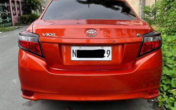 Orange Toyota Vios 2016 for sale in Las Piñas-3