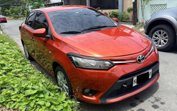 Orange Toyota Vios 2016 for sale in Las Piñas-2
