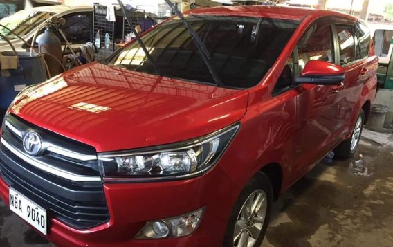 Red Toyota Innova 2018 for sale in Imus-1