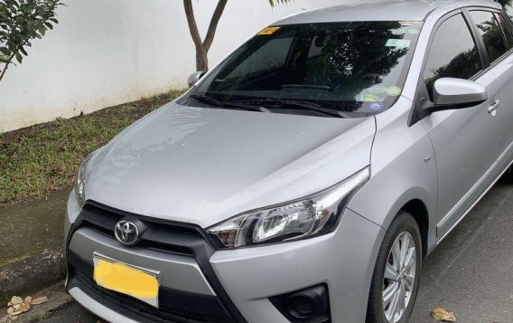 Silver Toyota Yaris 2015 for sale in Angeles