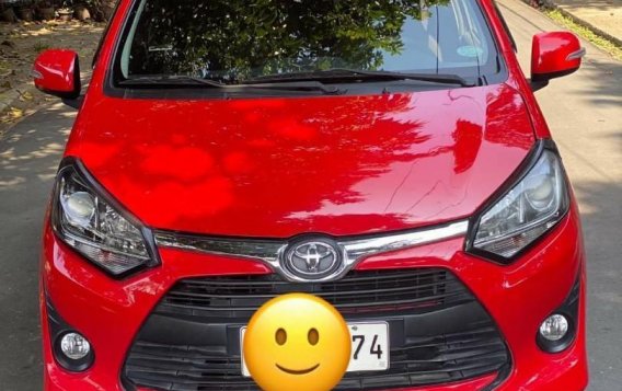 Red Toyota Wigo 2019 for sale in Quezon-1