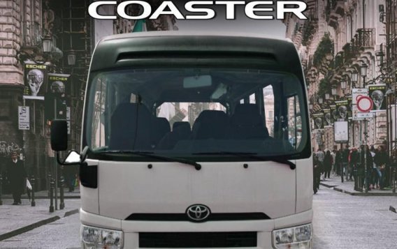 Selling White Toyota Coaster 2021 in Quezon