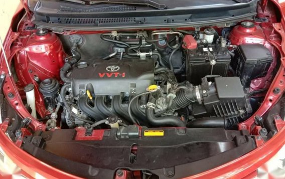 Red Toyota Vios 2016 for sale in Automatic-4