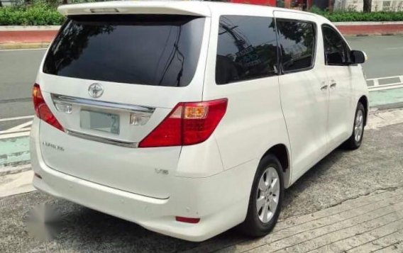 Pearl White Toyota Alphard 2012 for sale in Quezon-6
