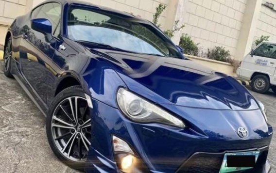 Blue Toyota 86 2013 for sale in Manual