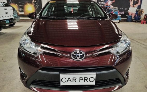 Selling Red Toyota Vios 2018 in San Fernando-1
