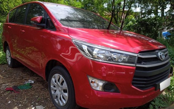 Red Toyota Innova 2020 for sale in Manual